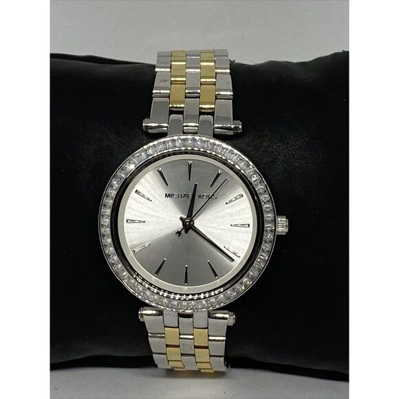Michael Kors MK3364 Women Stainless Steel Analog Silver Dial Quartz Watch WO662 - Picture 1 of 12